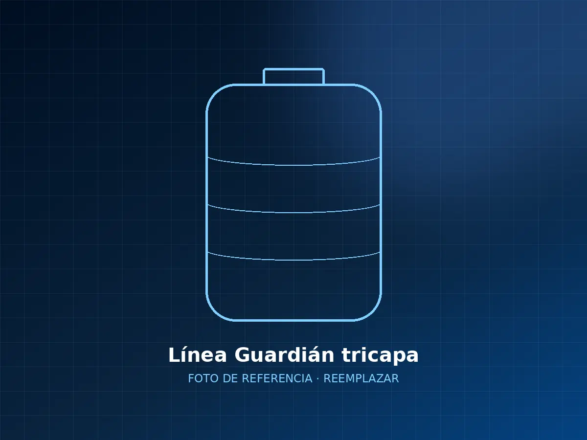 Nace la tecnología tricapa Guardián — fotografía histórica